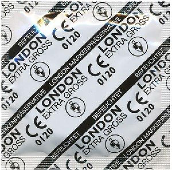 London extra large condoms - 100 pieces